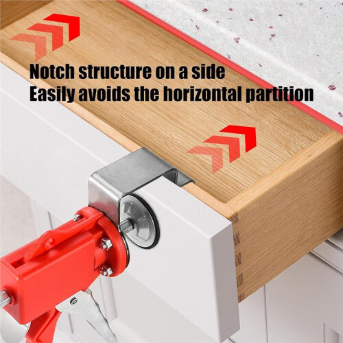 Drawer Front Installation Clamp Adjustable Alignment Holder Woodworking Home Improvement Tool for Cabinet Drawer Install 2