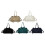 Stylish Crinkled Nylon Handbag With-Blue (30cm 2