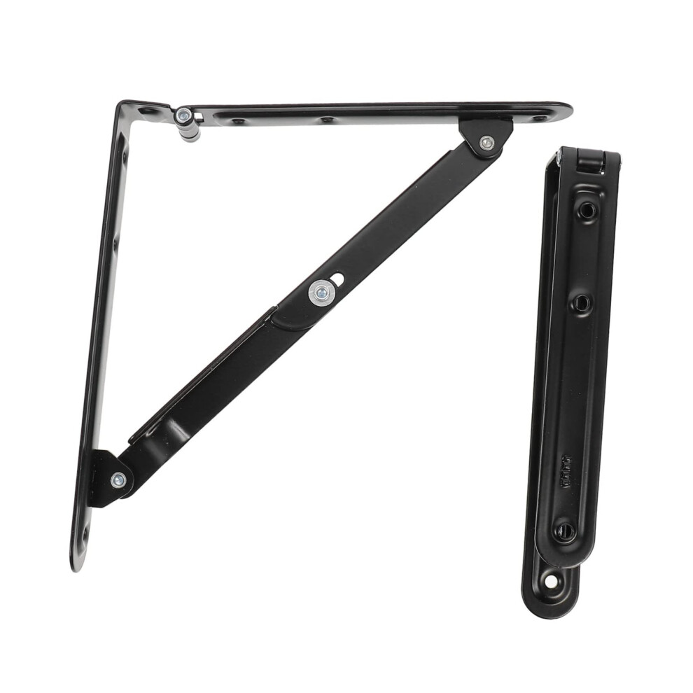 2Pcs Heavy Duty Folding Shelf Brackets Wall Mounted Fold Down Workbench Secure Locking Support 9330225529767