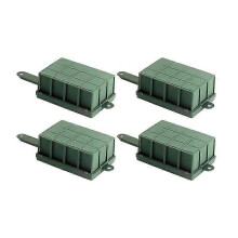 4 Pcs Floral Foam Cage Flower Holder with Floral Foam for Flowers Cage Bowl for Wedding Flowers Flo