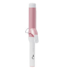 40mm Lockenstab mit großem Durchmesser für koreanische Wellen - Langer Stab, einstellbare Hitze, kompatibel mit allen Haar-Typen Pink
