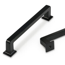 20 Pack Matte Black Kitchen Cabinet Handles 5 Inch 128mm Black Cabinet Pulls Drawer Hardware