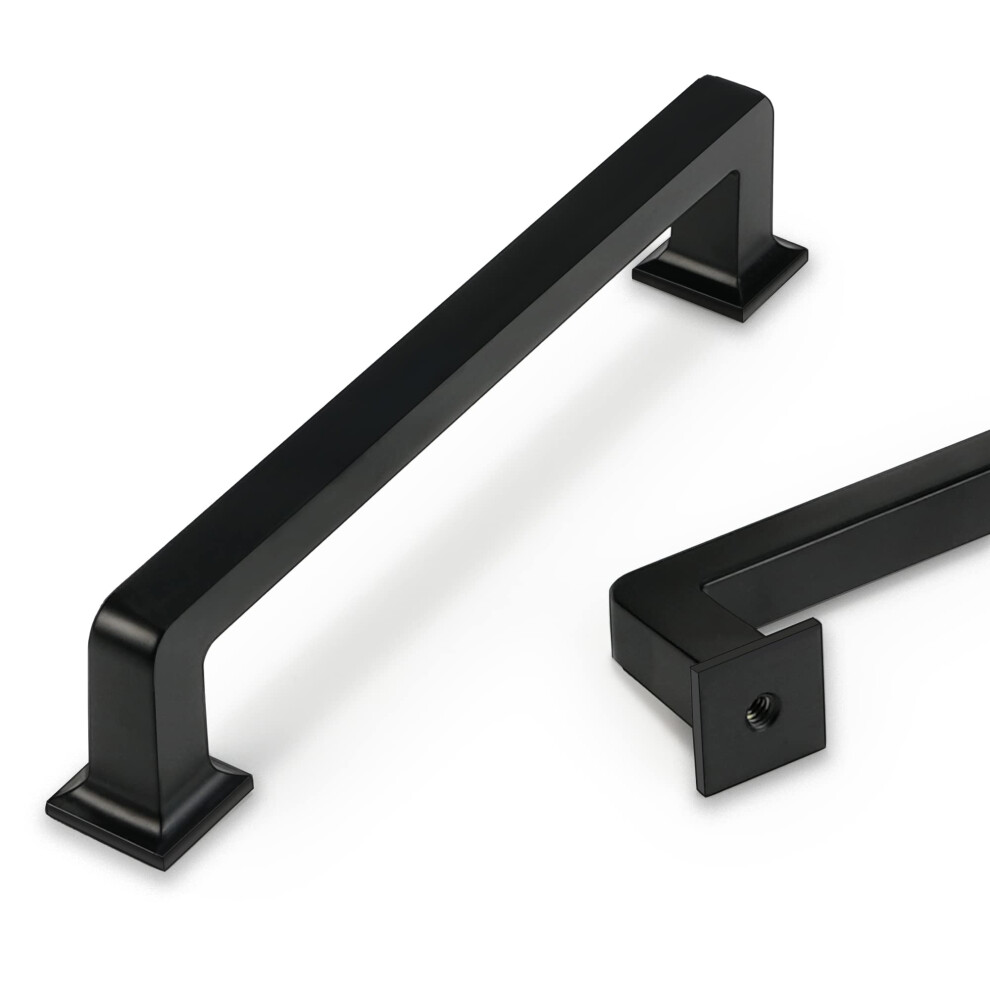 20 Pack Matte Black Kitchen Cabinet Handles 5 Inch 128Mm Black Cabinet Pulls Drawer Hardware 9073542192923
