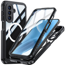 Samsung A17 Robuste Handyhülle: 360 Vollschutz, Stoßfest, Staubdicht, Magnetisch Ladekompatibel Black