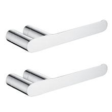 Wall Mounted Paper Towel Holder and Toilet Paper Holder with Shelf, SpaceSaving Design, 2 Pcs