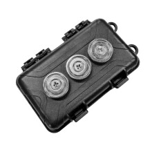 Versteckte magnetische Auto-Schlüsselbox – Wetterfester ABS-Schlüsselsafe mit starken Magneten