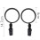 Adjustable Bike Mirrors Rear View Mirrors 2-Pack Black 6