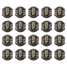 20Pcs Vintage Bronze Box Latch Set, Durable Iron Hasp Lock for Jewelry Box and Wooden Chest