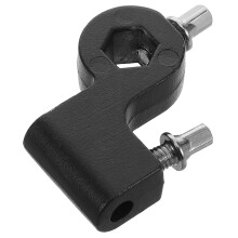 Drumstick Holder for Drum Set with Secure Clamp Design and Dual Function Beater Attachment