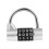 4 Digit Combination Padlock Keyless Security Lock Weather Resistant for Lockers and Cabinets 1