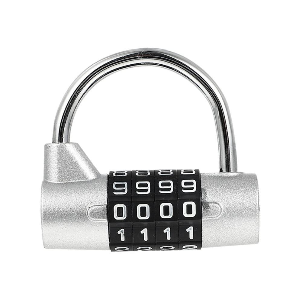 4 Digit Combination Padlock Keyless Security Lock Weather Resistant For Lockers And Cabinets 9330225530466