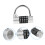4 Digit Combination Padlock Keyless Security Lock Weather Resistant for Lockers and Cabinets 2
