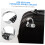 4 Digit Combination Padlock Keyless Security Lock Weather Resistant for Lockers and Cabinets 5