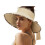 Breathable Bowknot Decors Sun Hat With Large-leopard print b os 1