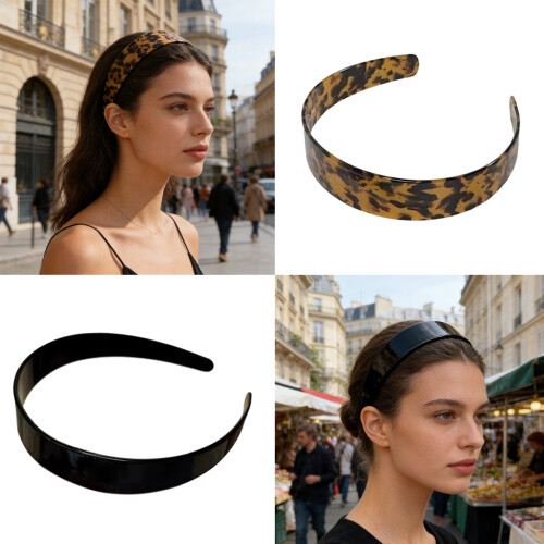 Elegant Hair Accessory Practical Acetate Headband-3 colors 2