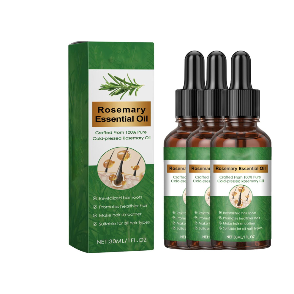 Rosemary Oil for Hair Growth 1 Fl Oz Organic Hair Growth Oil Boosts Growth Nourishes Roots Hydrates Scalp