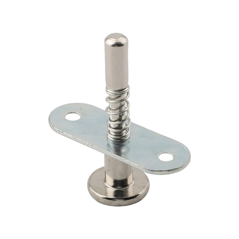 Spring Loaded Latch Plunger Bolt For Cabinet And Door, Durable Steel Lock With Screws 9330225530565