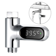 BD-LS-01 LED-Digitalanzeige-Duschwasserthermometer der zweiten Generation (verchromt)