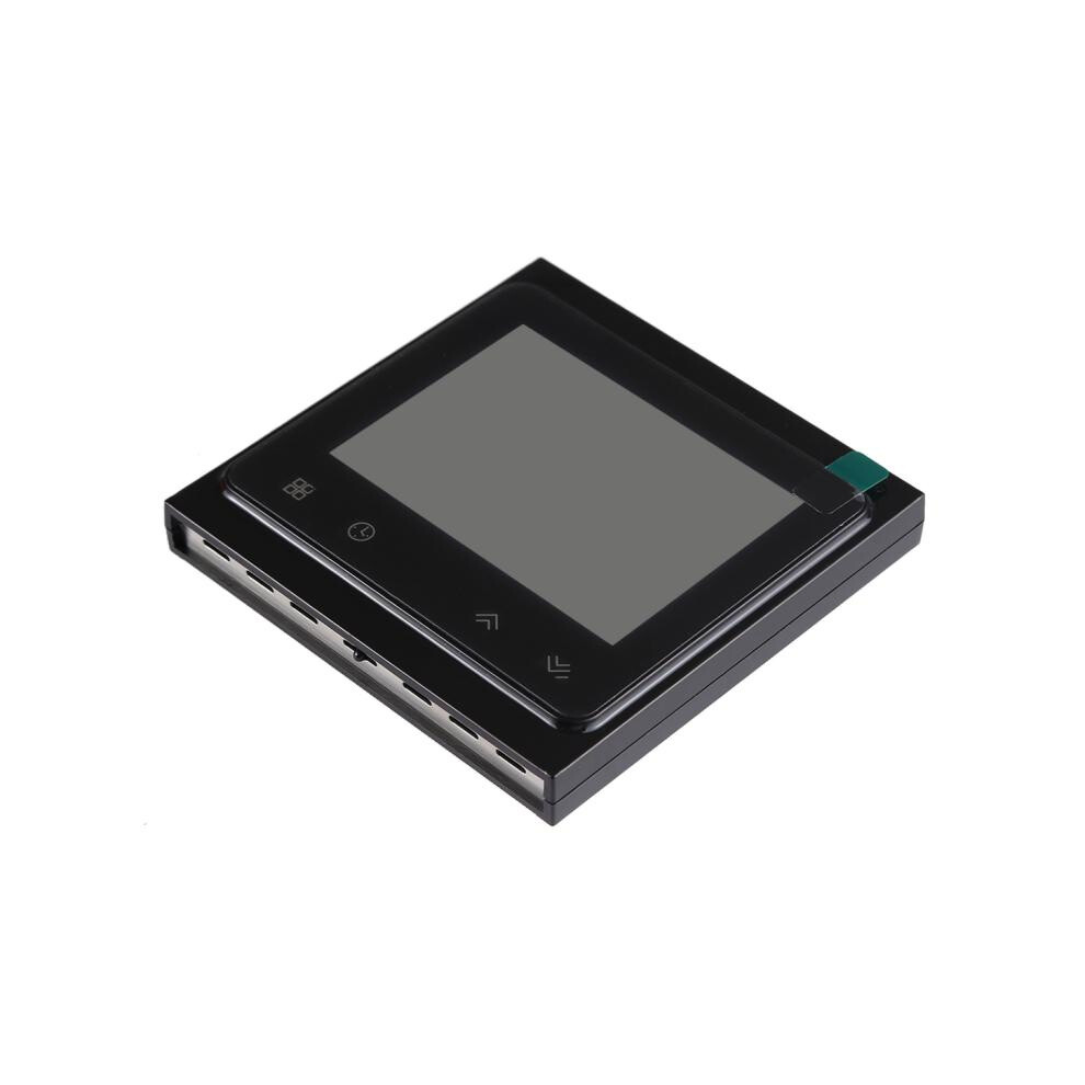 Black Bht-002Galw 3A Load Water Heating Type Lcd Digital Heating Room Thermostat With Time Display, Wifi Control(Black)
