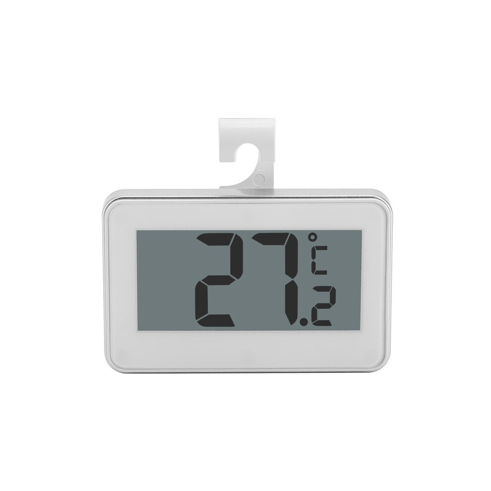 White Large Lcd Refrigerator Thermometer With Adjustable Stand Magnet Digital Thermometer(White)