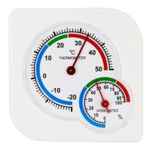 A7 Multifunktionale Indoor-Wetterstation (-20 C bis 50 C) mit Hygrometer, Thermometer und Temperaturanzeige (Farbe zufällig)