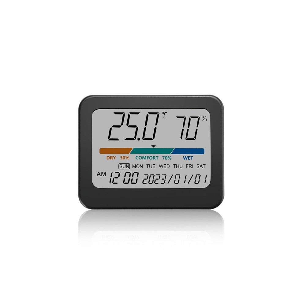 Indoor Temperature And Humidity Monitor Thermometer Hygrometer With Perpetual Calendar