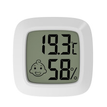 YS28 Temperature And Humidity Measuring Baby Room Temperature Meter (White)