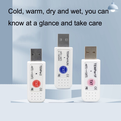 TEMPerHUM USB-temperatuursensor, waterdichte temperatuursonde, aquariumthermometer 1