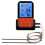 LCD Digital Food Thermometer with Dual Probe Sensor and Timer (Black) 3