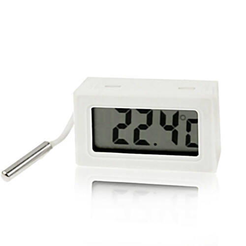 Mini LCD Indoor Digital Thermometer (Centigrade Display), White 1