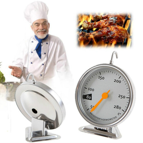 Hanging High Temperature Resistance Stainless Steel Oven Thermometer Kitchen Tools 1