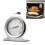Stainless Steel Oven Thermometer (0~300)(Silver) 1
