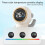LED Screen IPX9 Waterproof Baby Bath Smart Electronic Thermometer(Rocket) 4