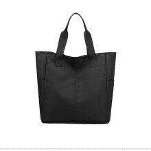 Men's Leather Briefcase Cowhide Laptop Bag with Organized Pockets Large Business Shoulder Bag Black Grey