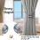 Magnetische Vorhanghalter Silbergrau 2er-Pack   4 Packung 6