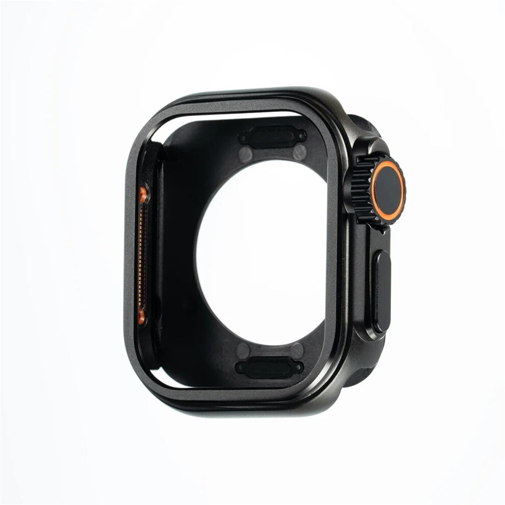 Case For Apple Watch 10 42Mm Aluminum Alloy Protective Cover, Precise Fit Bumper Frame Black 9073542193470