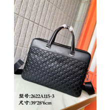 Gucci Pure Calfskin Briefcase | Men's Laptop Hand-Carry Bag