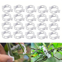 100Pcs Plant Support Clips, Reusable Garden Trellis Clips for Tomatoes, Vines and Climbing Plants