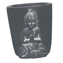 Buddha Planter Cement Flower Pot with Creative Buddha Design for Home Decor and Succulent Plants
