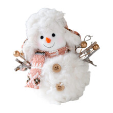 Knitted Snowman Desktop Ornament With Festival Design Space-S