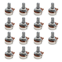15pcs B Type (Volume) Guitar Accessories 18MM Electric Guitar Small Potentiometer Volume Knob Modulation Handle,B