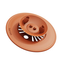 Silicone Cup Lids,4.3Inch Mug Covers for Hot and Cold-Orange