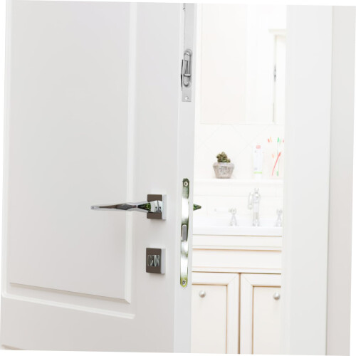 Stainless Steel Flush Bolt Lock for Double Doors, HeavyDuty Concealed Security Door Latch 1