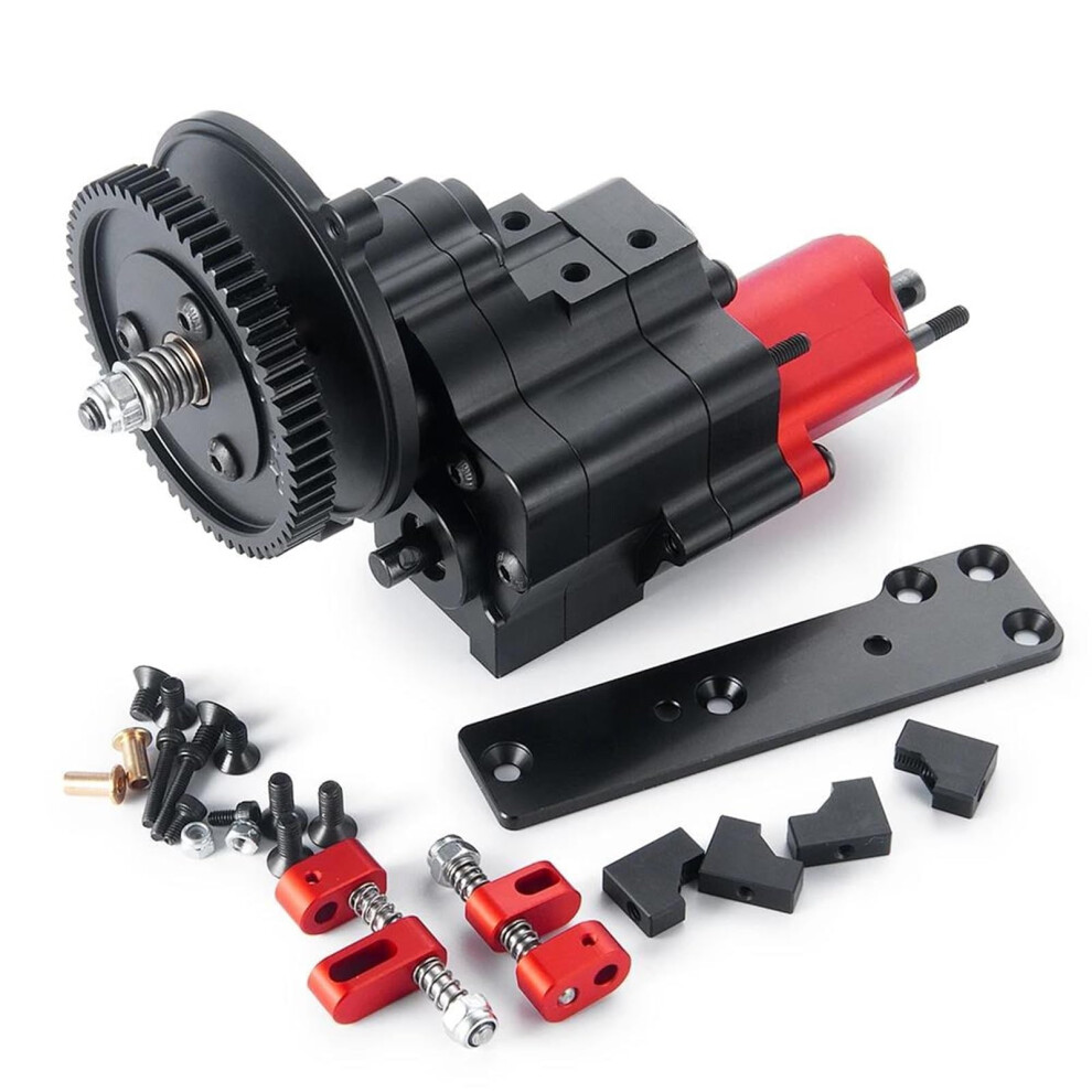 Metal 2Speed Rc Gearbox For Axial Scx10 1/10 Crawler, Durable Transmission Upgrade Parts 9073542193852