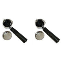 2 Set 51mm Bottomless Coffee Reusable Filters Portafilter for Homix Holder 60mm 15-20Bar for Espresso Coffee Maker Parts