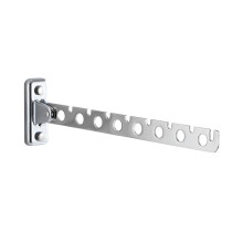 Wall Mount Coat Hanger,Folding Clothes Drying Racks,Sturdy Hanging Clothes Hanger,Laundry Room Drying Rack(8-Hole)