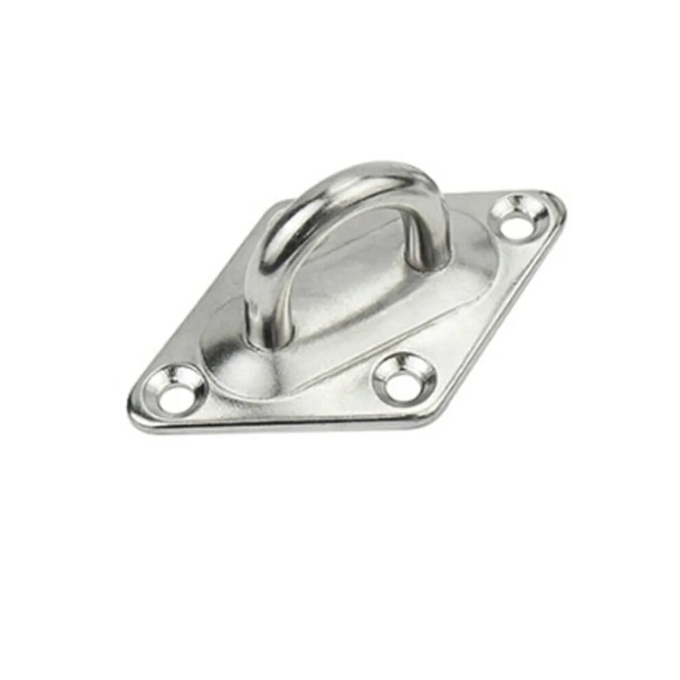 304 Stainless Steel Eye Plate Hook M8 Heavy Duty Wall Ceiling Anchor Corrosionresistant Ushaped Mount For Hammock And Lights 9771547045755