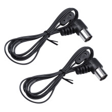 2X Am/Fm Antennas Fm Dipole Antenna 75 Ohm Pal Connector Radio Stereo Indoor for Home Theater Receiver Am/Fm Antennas