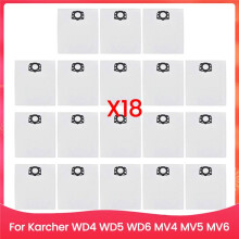 18PCS Vacuum Cleaner Dust Bag Accessory for WD4 WD5 WD6 MV4 MV5 MV6 Vacuum Cleaner Accessories Replacement Parts