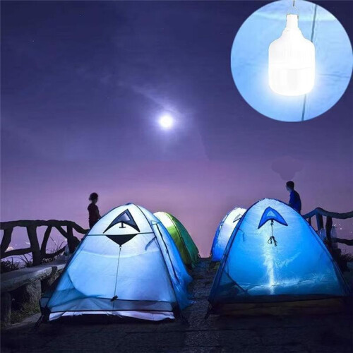 Camping Lantern Dimmable LED Light Bulb 5 Lighting Modes USB Rechargeable Hanging Tent Light Lumen Emergency Lantern 1